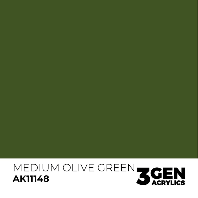 3rd Gen. Acrylics 148 Medium Olive Green