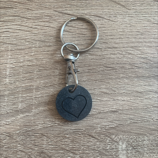 Porte-clés jeton de caddi