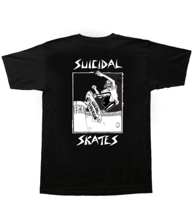 Suicidal Skates Pool Skater 80s Tee