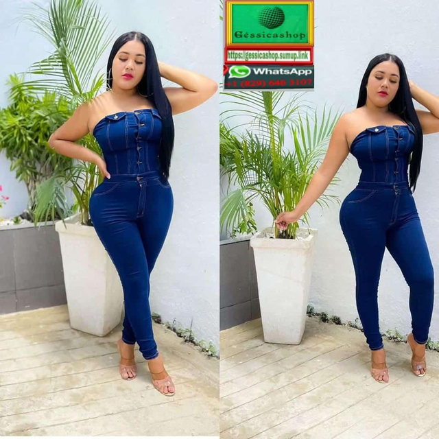 Pantalon Jeans Femme