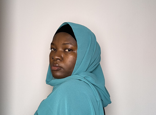 Teal blue (Chiffon Hijab)