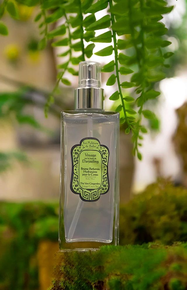 Hydraterende Mist - Brume Hydratante - 200ml -  Darjeeling (Groene Thee met Gember) 
