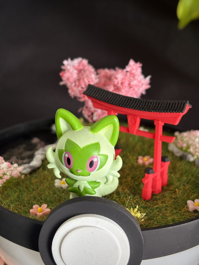 🌸 Terrarium Pokémon - Édition Japon - Poussacha