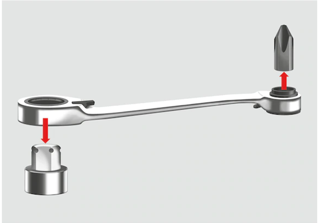 Coffret Mini clé à cliquets 31P Wurth