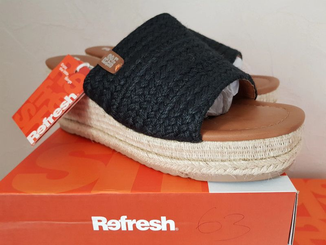 Sandales femme Refresh noires