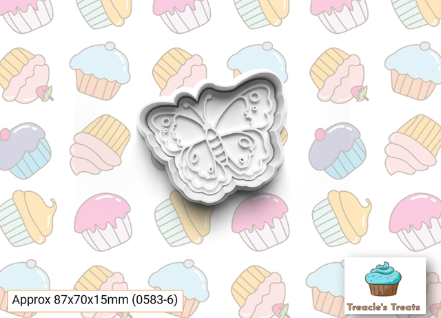 Butterfly Fondant/cookie stamp with cutter