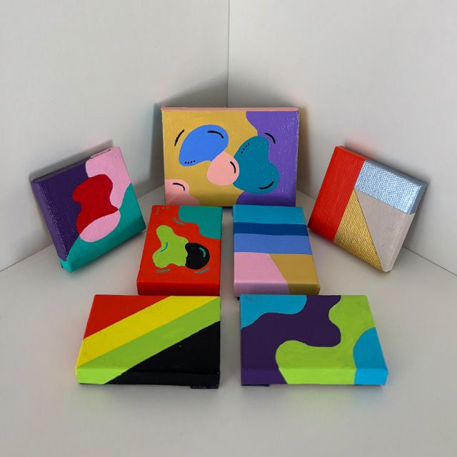 Aimant peinture acrylique 