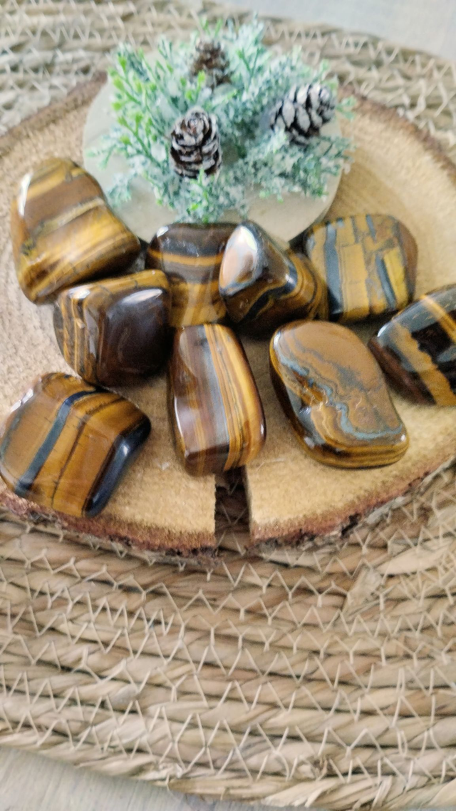 Pierre roulée Oeil de tigre