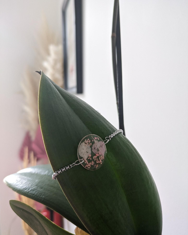 Bracelet fleurs séchées 🌸💮
