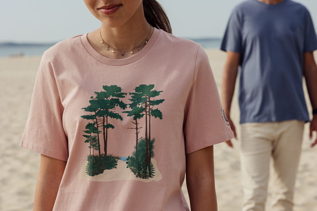 PINÈDE - T-SHIRT ENFANT ROSE