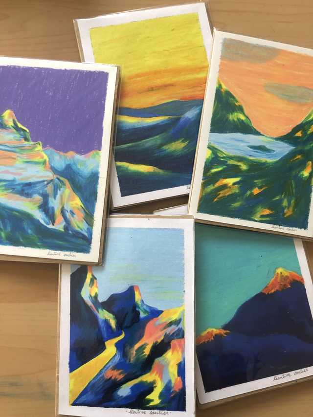 Atelier rando et pastel - 14 mars 2026