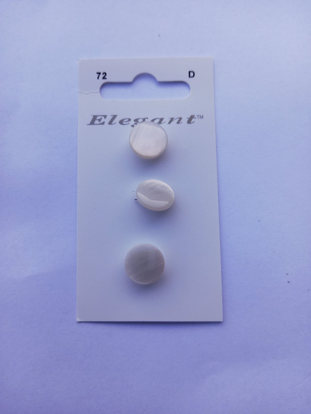 Knoop 072 (Elegant)  Wit glans