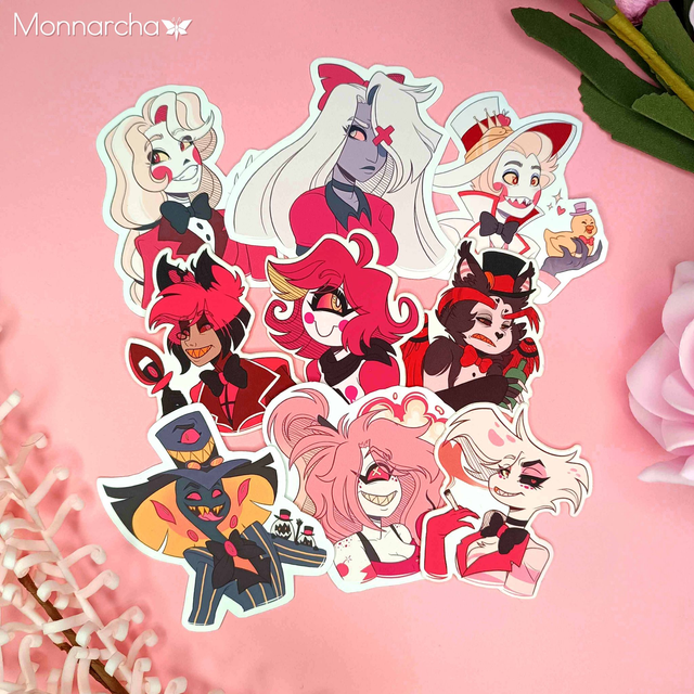 Hazbin Hotel Stickers •  Main characters