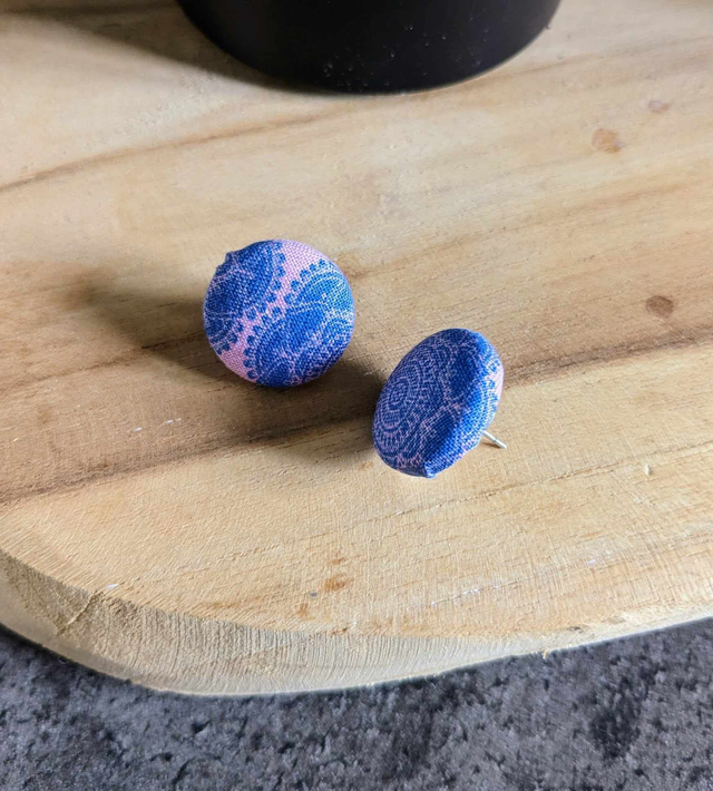 Boucles d'oreilles bouton