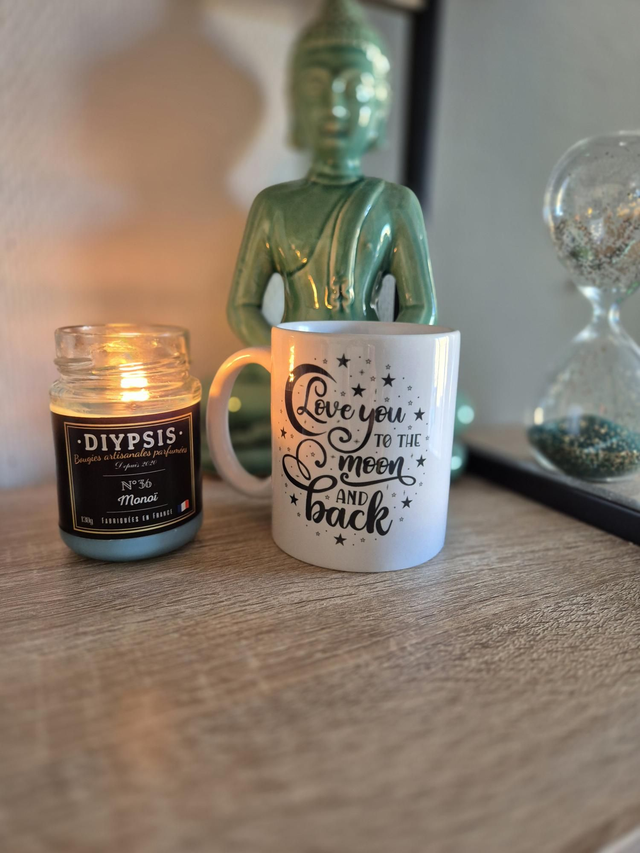 Mug &quot;Love you to the mon and back&quot;