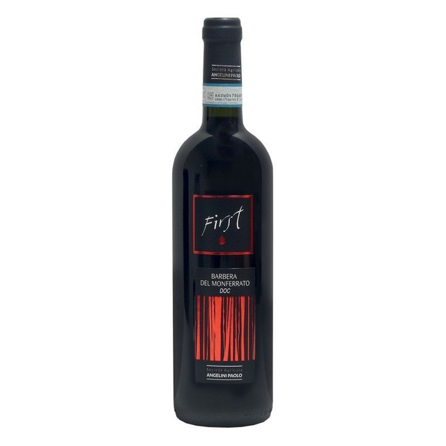 S33A Carton de 6 bouteilles de "Angelini Paolo Barbera del Monferrato  "First" 2023"