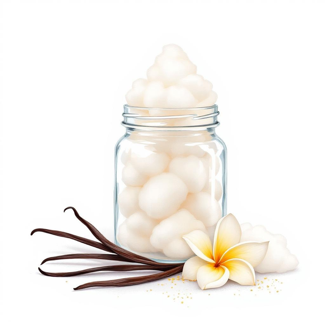 Pot de Barbe à Papa Vanille 