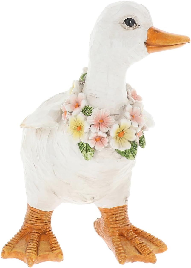 Garden Garland Duck Posing Ornament