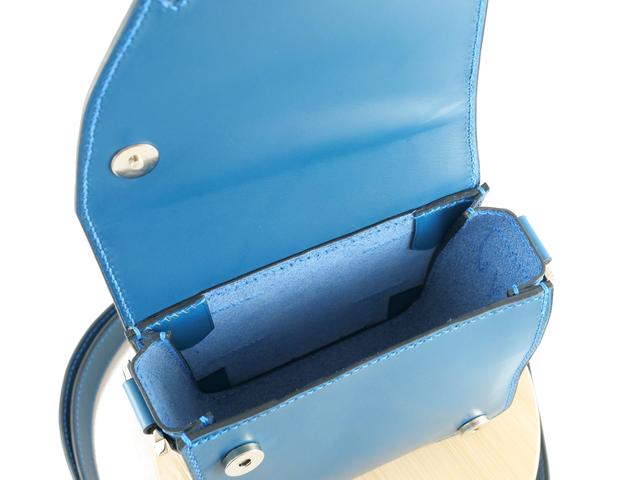 Mini Sac bandoulière et ceinture KARASU Bleu Vif