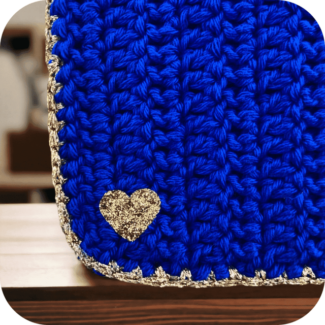 Manique bleu électrique 