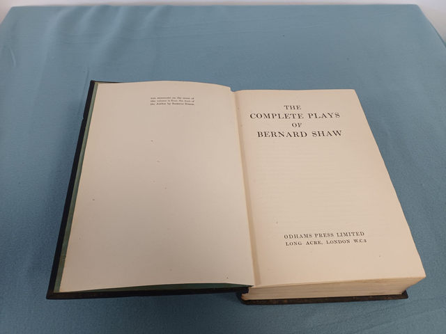 THE COMPLETE PLAYS OF BERNARD SHAW