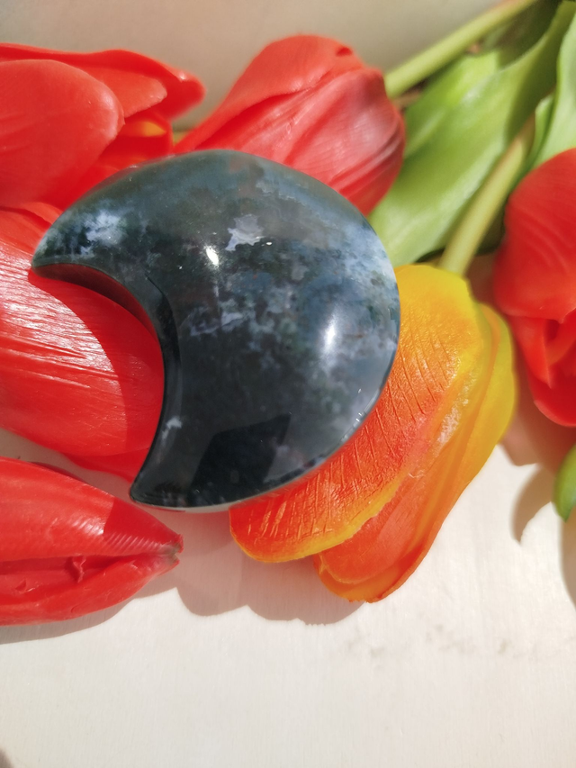 Lune en Agate Mousse
