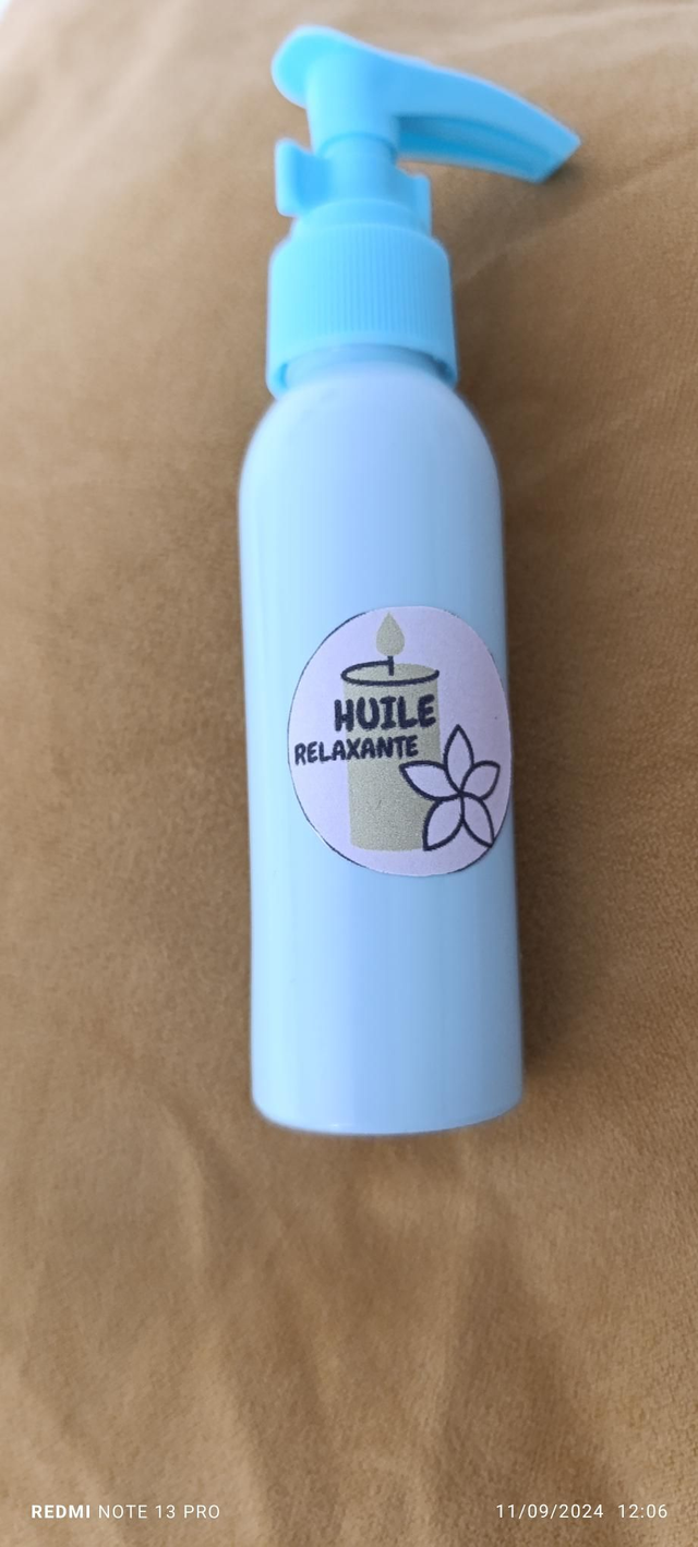 Huile relaxante