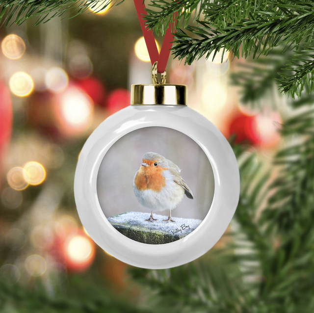 “Frosty Toes” Ceramic Bauble   