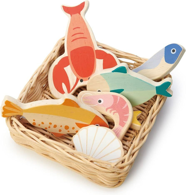 Jeu en bois - Panier poissonnier - Tenderleaf