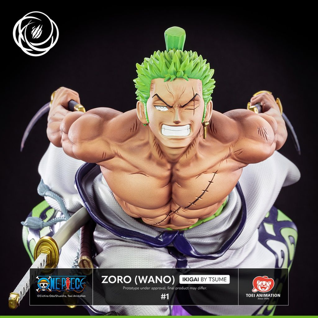 Roronoa Zoro (Wano) - One Piece - Statua Ikigai Tsume Art 1/6 (28cm) ⚔️🔥(Anche a rate! 👇)