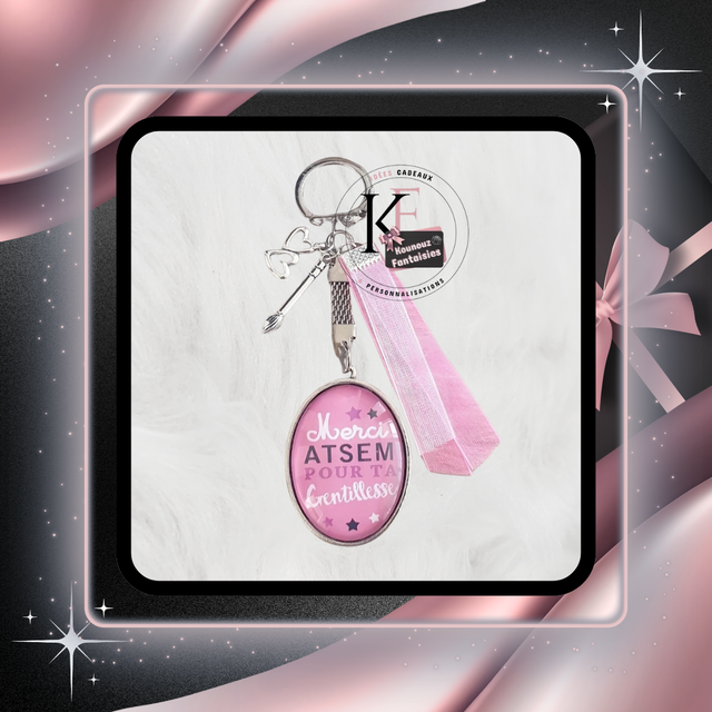 Porte-clés Merci ATSEM