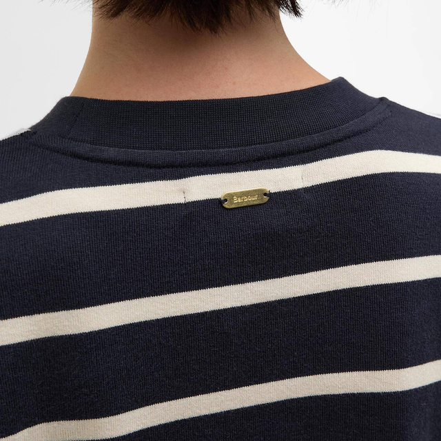 Barbour Maeve Top Dark Navy Ecru Stripe