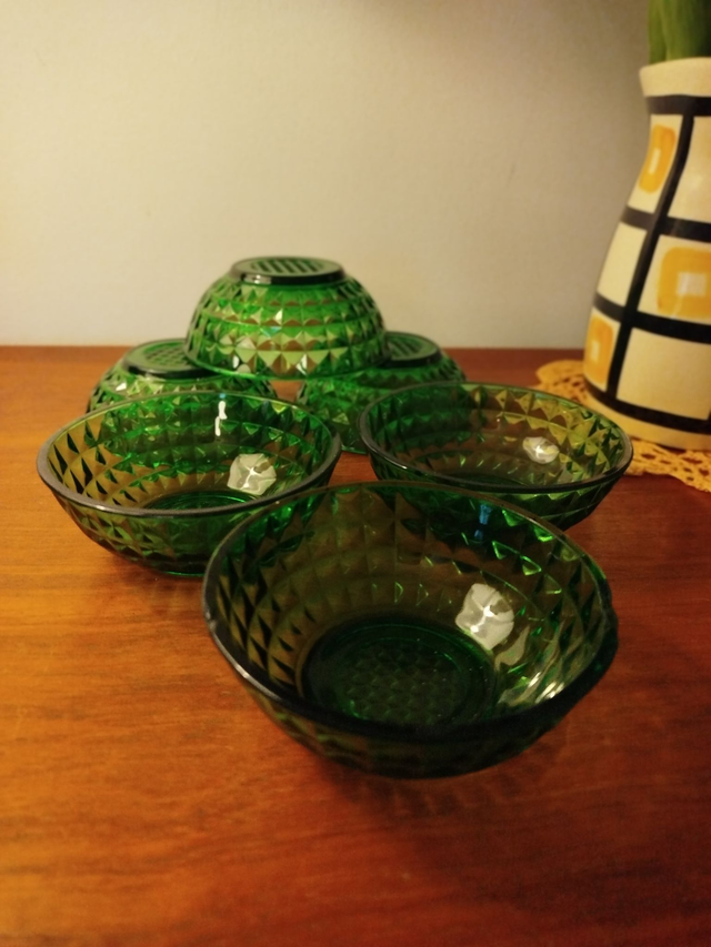 Petites coupelles en verre (lot)