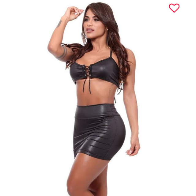 Top e Minissaia com Ilhós