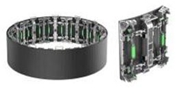  Pantalla LED de P1.56 para interiores 500X500 de curva flexible.