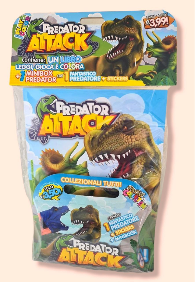 Gioca &amp; Colora! Predator Attack Dinosauri