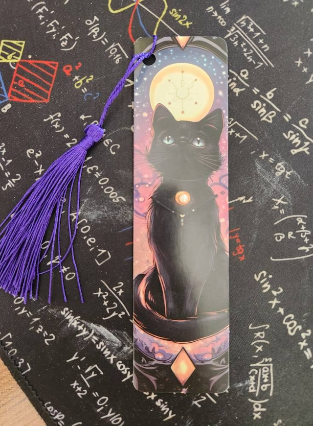 Marque-page 1 &quot;chaton roi &quot;  