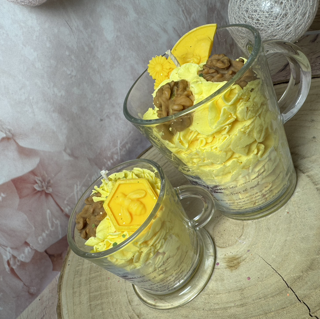 Bougie exquise miel noix 