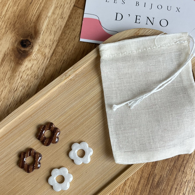 Box Cadeau 2 pampilles fleur 