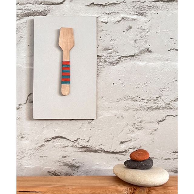 Spoon 3 - small 3D wall sculpture