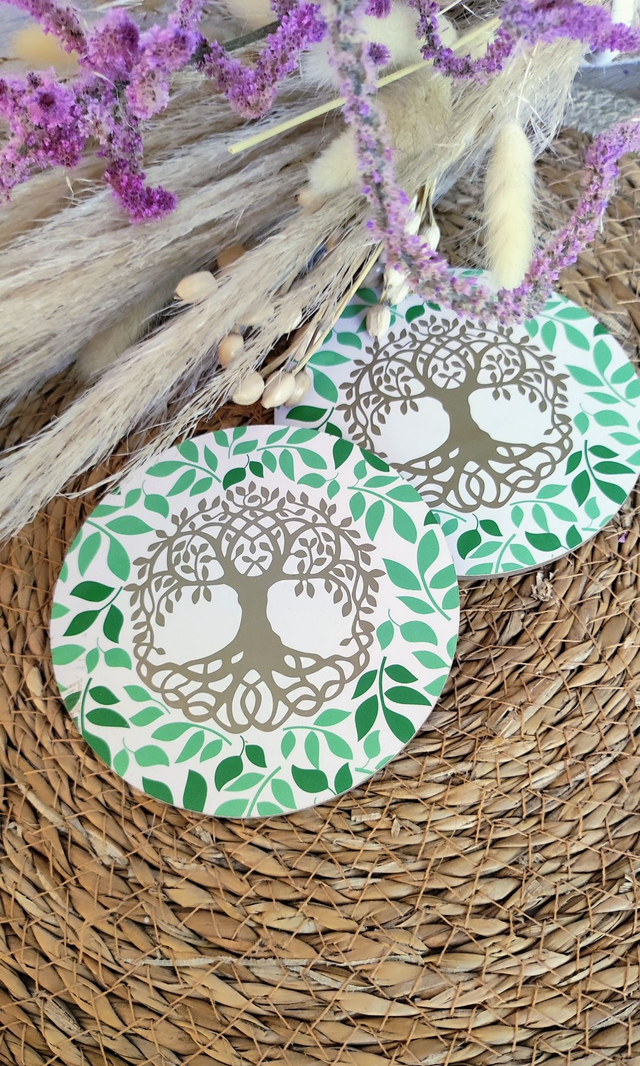 6 Sous-verres Arbre de vie