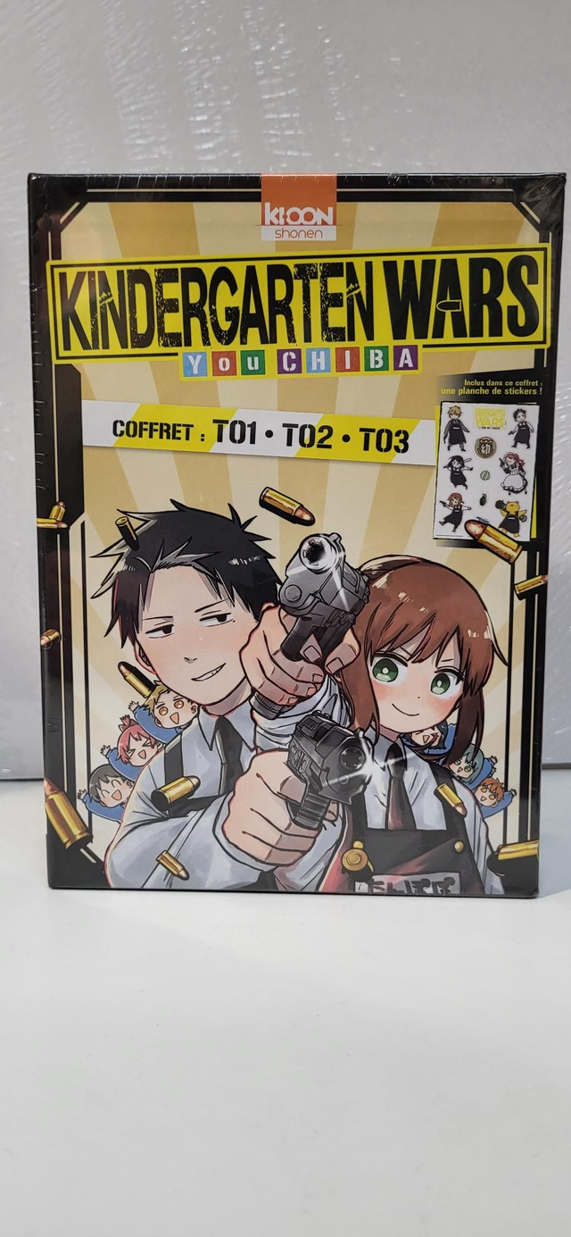 Coffret Kindergarten  Wars Tome 1,2 et 3