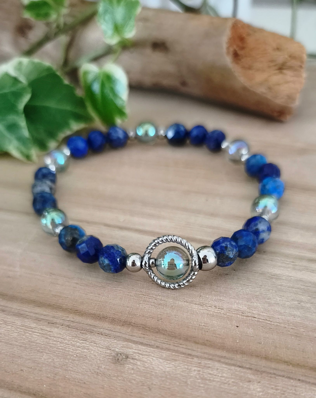 Bracelet "Émotive" Lapis lazuli