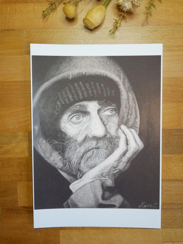 Artprint "Retraite sans-abri"