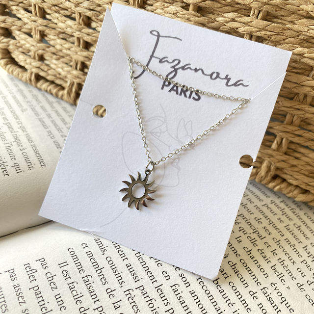 Collier Soleil Argenté