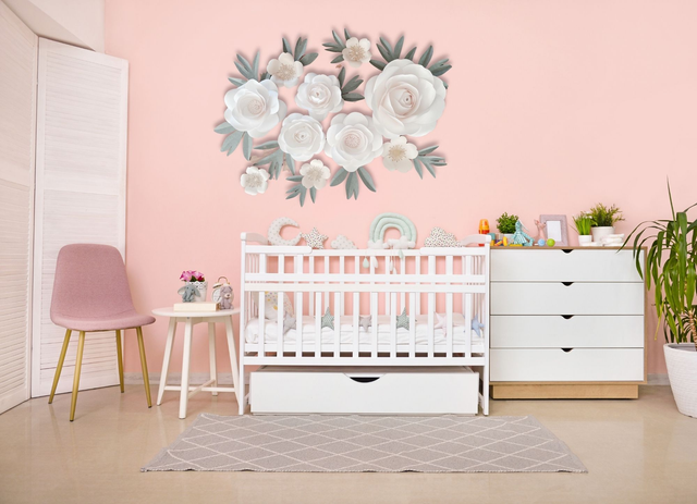 Lot 5 Fleurs blanches