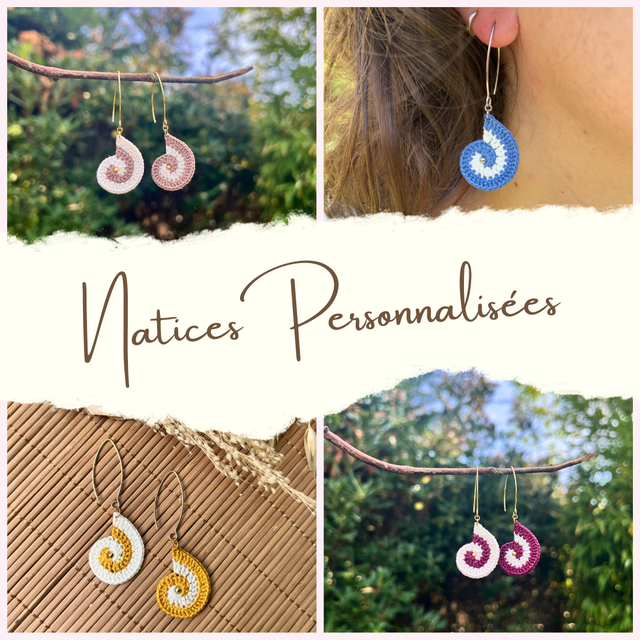Boucles d’oreilles Natices Personnalisées