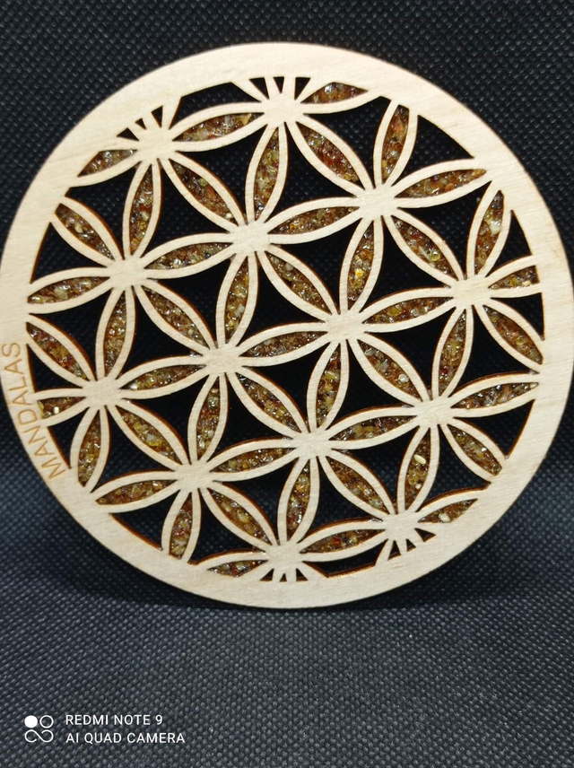 Fleur de vie Bois et Ambre