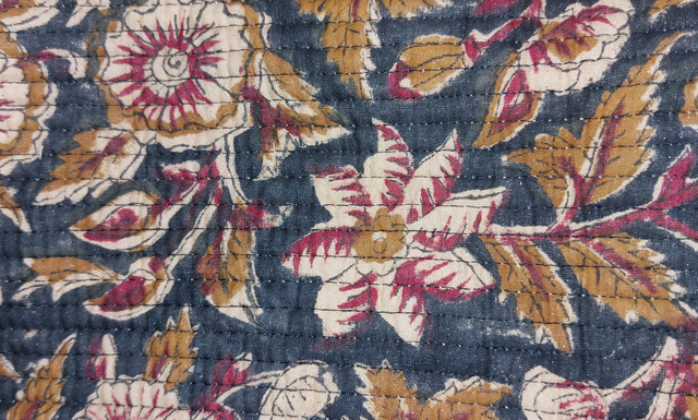 Sac cabas réversible matelassé – Tote bag coton doublé fait main, grand format pour courses, plage ou quotidien - Brun, rouge, beige et noir