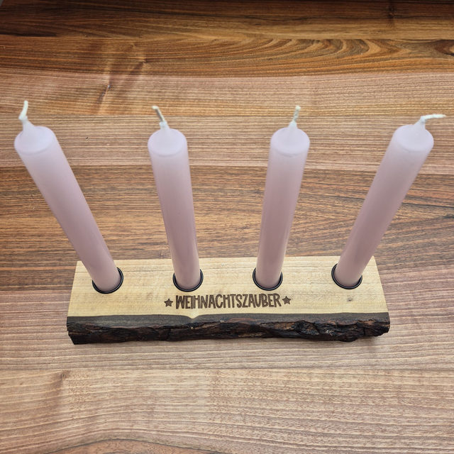 4er Stabkerzenhalter